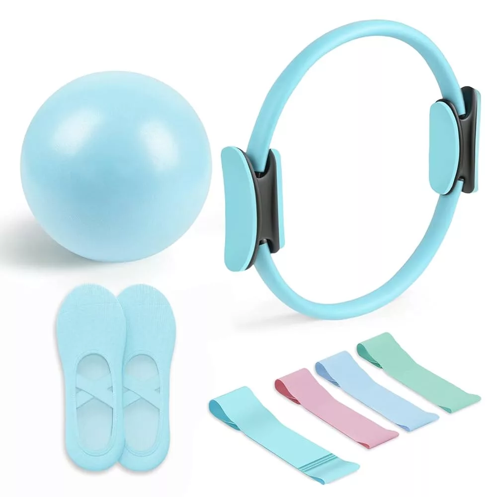 Pilates-Visio-Accessoires Cours en visio Pilates de NandiniWavesDanse avec accessoires.